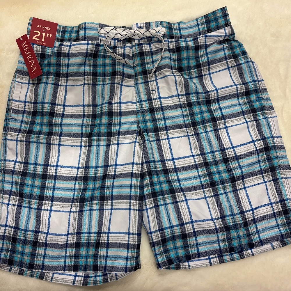 Men's New Merona Swim Trunks